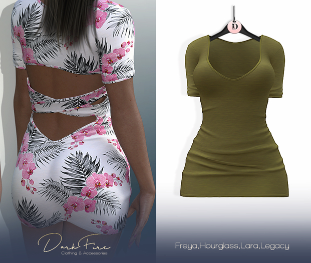 DarkFire Fey mini Dress-Col.13