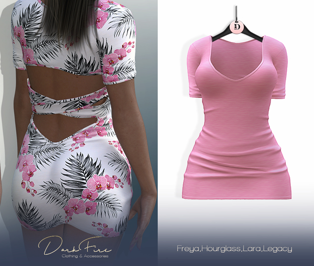 DarkFire Fey mini Dress-Col.14