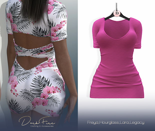 DarkFire Fey mini Dress-Col.15