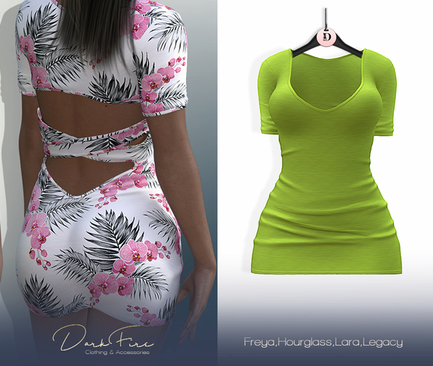 DarkFire Fey mini Dress-Col.17