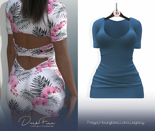 DarkFire Fey mini Dress-Col.20