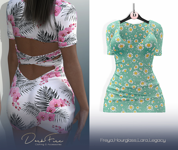 DarkFire Fey mini Dress-Print08