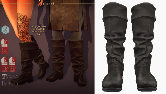 (Stitched)Gillam Boots-Gray_01
