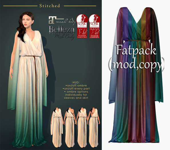 (Stitched) Hera Dress - FATPACK