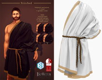 (Stitched) Zeus Tunic - White