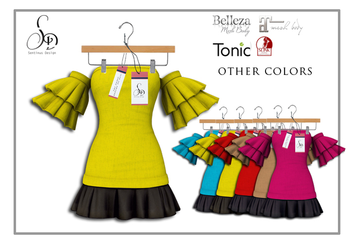 SENTINUS Rana Dress Yellow