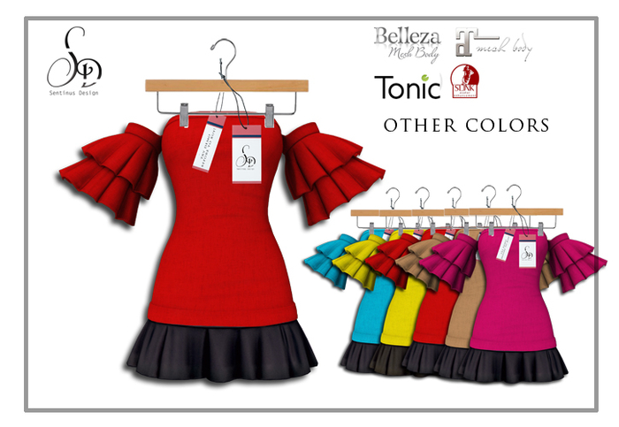 SENTINUS Rana Dress Red