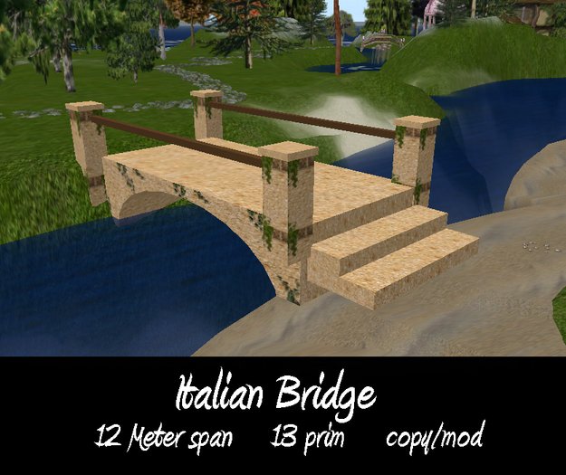 Italian style bridge plus stairs