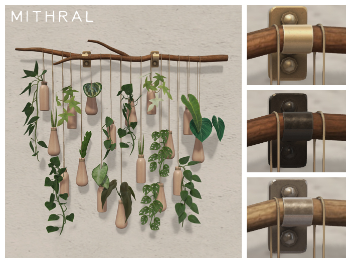 Mithral * Branch Wall Display (Blush Ceramic)