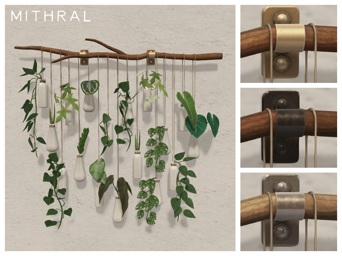 Mithral * Branch Wall Display (White Ceramic)