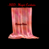 ~HBD~ Magic Curtain Orange Stars