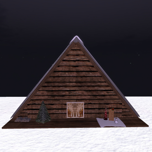 WINTER COTTAGE WITH DECOR 51 PRIMS