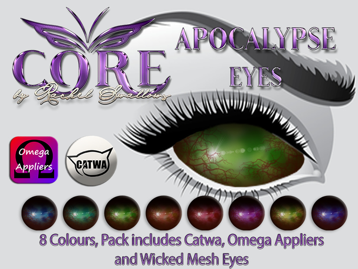 CORE APOCALYPSE EYES (catwa, omega, wicked) (ADD ME)