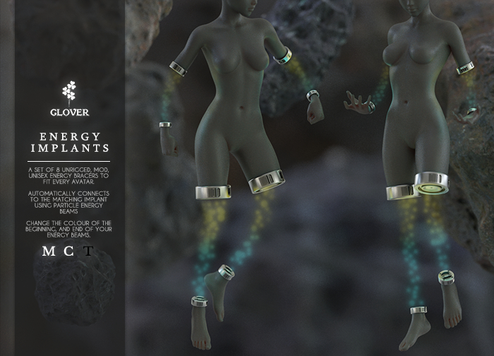 Clover - Energy implants (box-Add or Rez)