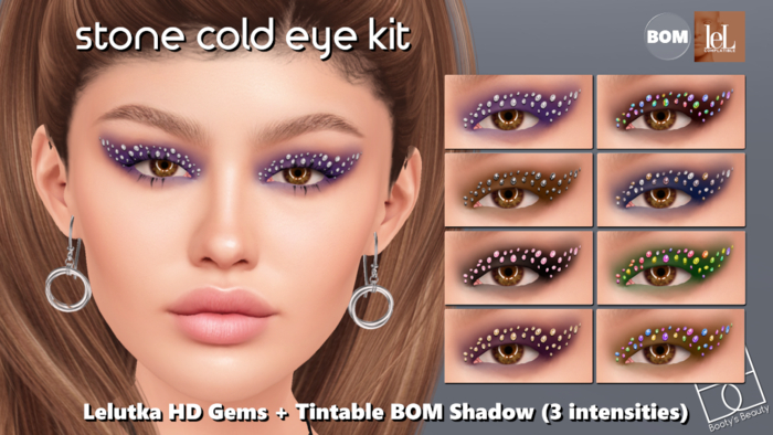 SALE!!! *Booty's Beauty* [Lelutka Evolution] Stone Cold Eye Kit
