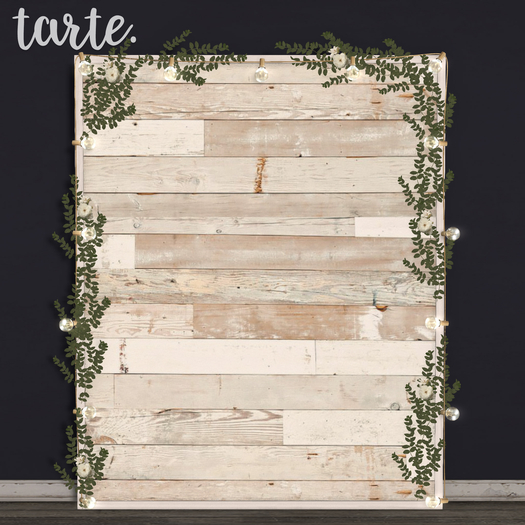 tarte. flora backdrop (white)
