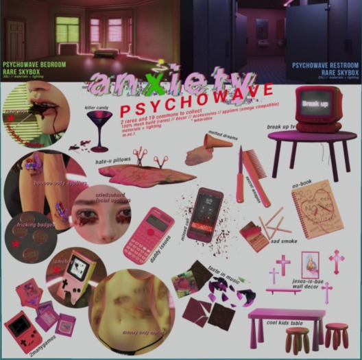 /anxiety/ psychowave restroom RARE