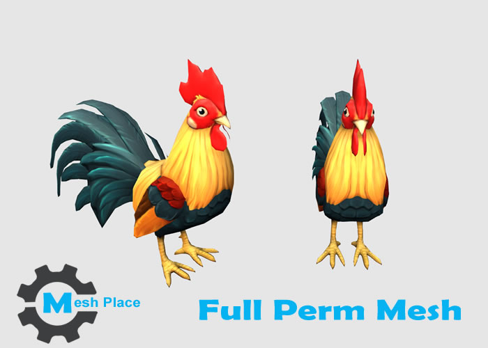 Mesh Place - Rooster - Full Perm Mesh