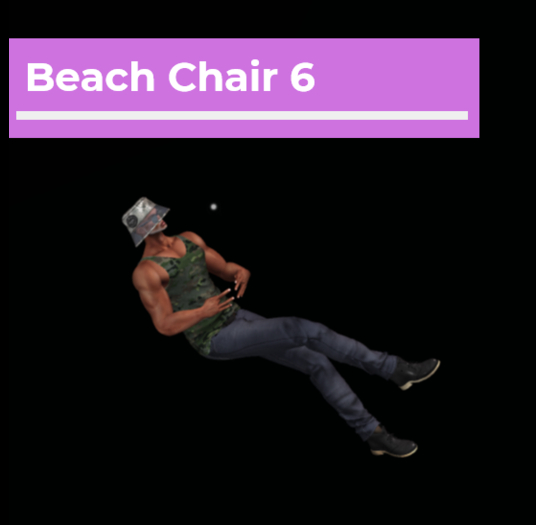 [Pose Ball] Beach Chair 6