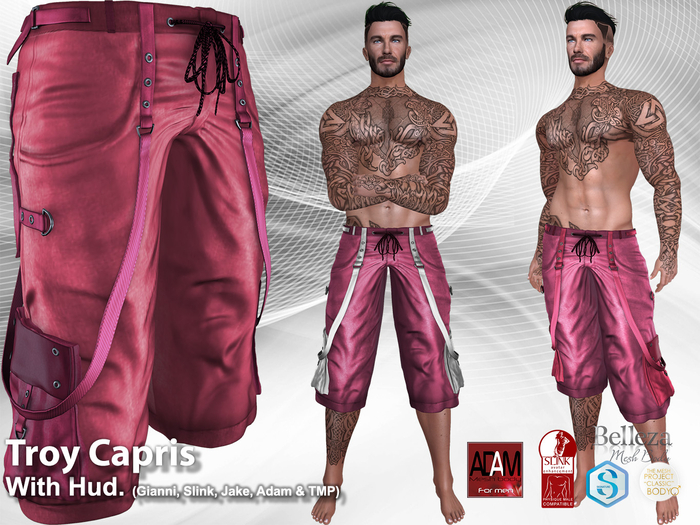 Troy Capris Pants Pink (ADD/WEAR)