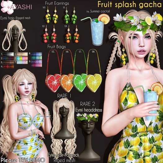 #6 [^.^Ayashi^.^] Eymi hair-Summer set
