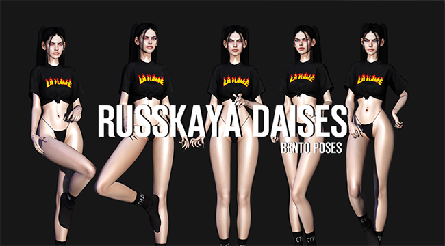 Russkaya - Daises Pose