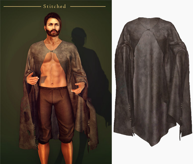 (Stitched) Wretched Cape - Brown