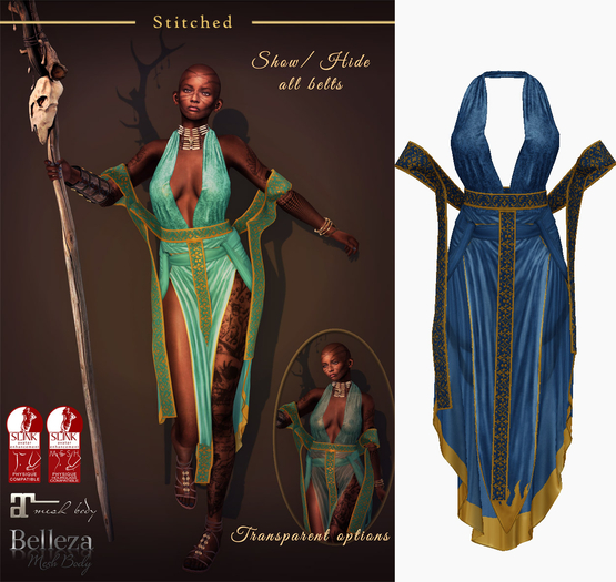 (Stitched) Aerin - Blue