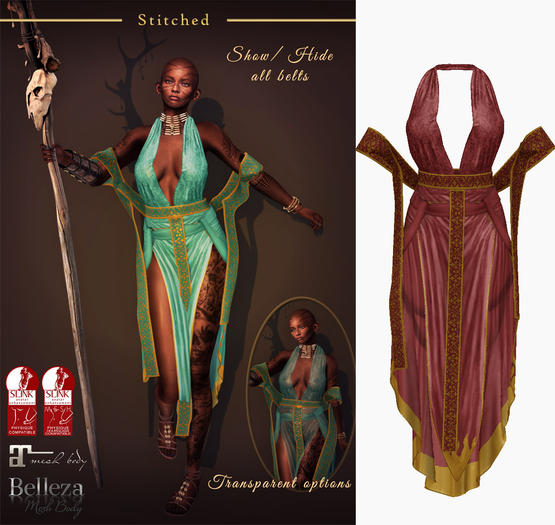 (Stitched) Aerin - Red