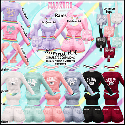 {MasKara} Korina Pop Top/ruby - L