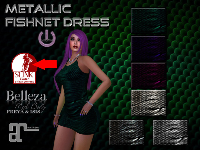 Fishnet Dress-SlinkHourglass-Fatpack(Boxed)