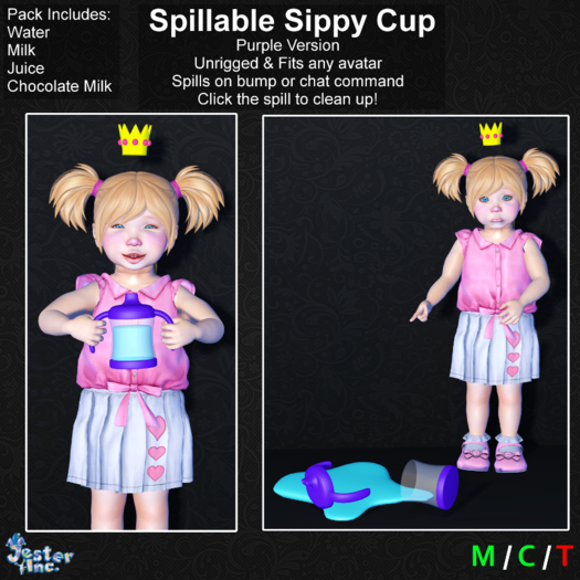 [Jester Inc.] Purple Sippy Cup! - Add to Unpack