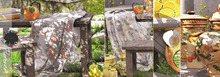 Dahlia - Florence - Full Set - Pottery & Bench set