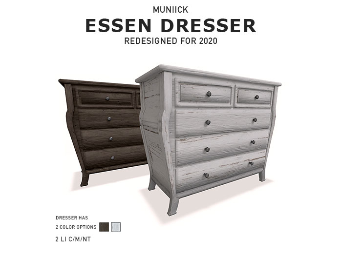 Muniick Essen Dresser - White (Add Me)