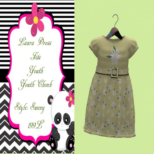 {PJ} Laura Dress-Sunny-Y/CH (ADD)