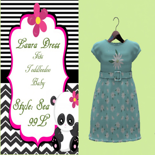 {PJ} Laura Dress-Sea-TDB (ADD)