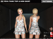 [S] Yeva Tank Top & Mini Skirt Patterns