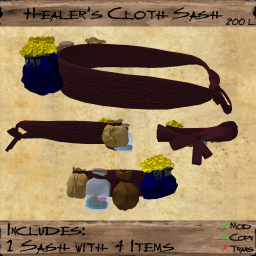 Healer's Sash - Berry