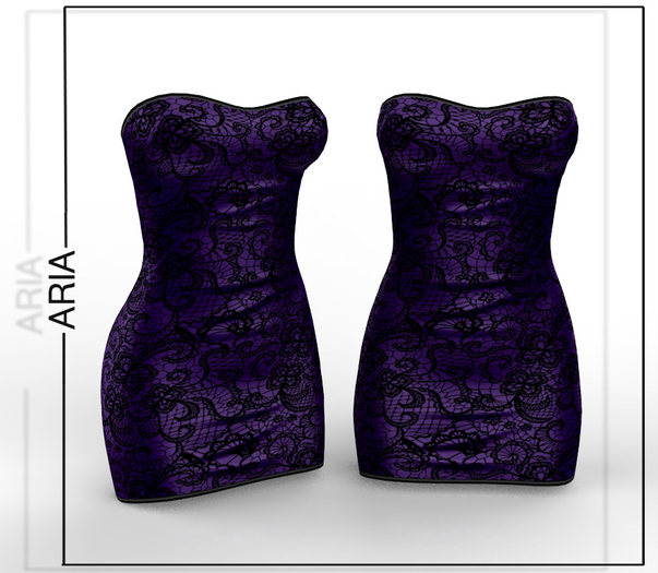 Purple Lace Dress