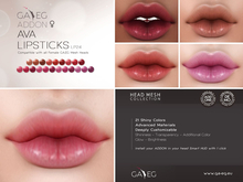 [GA.EG] Mesh Heads Addon - LP24 Ava Lipsticks