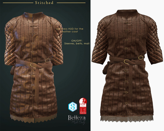 (Stitched) Aegor Tunic - Brown
