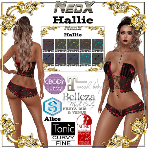 Neox Hallie Lingerie with HUD DEMO