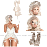 :moon amore. BlossomTime/ 4 Piece Set - pearl