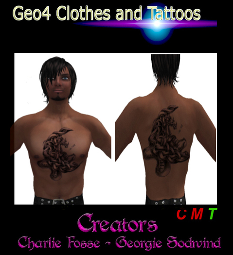 << Geo4Clothes<< - Tattoo(Celtic moon)