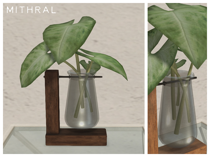 Mithral * Wooden Propagation Set (Dark Wood)