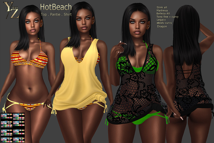 .:-->> YELIZ <<--:.  *Hot Beach* - HUD -