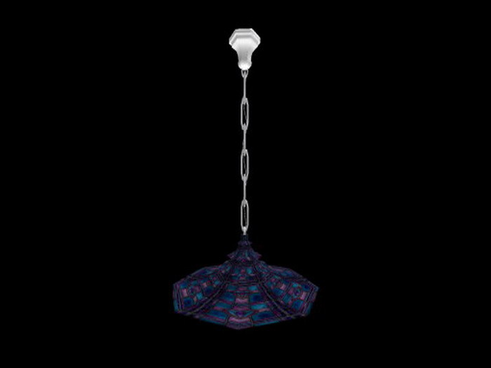 TCF Purple/Blue Ceiling lamp