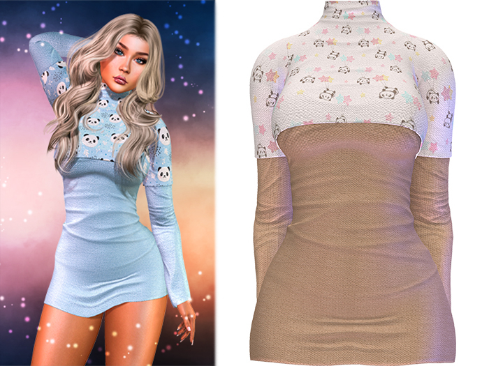!PCP :: Monica Dress [Panda Float]