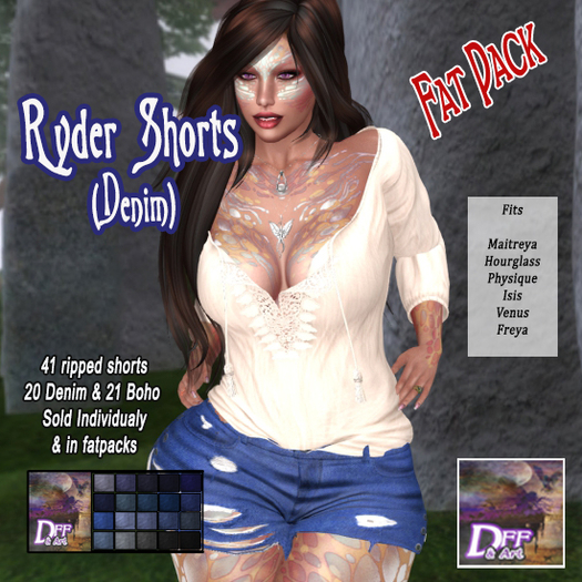 DFF Ryder Shorts (Denim) #FATPACK