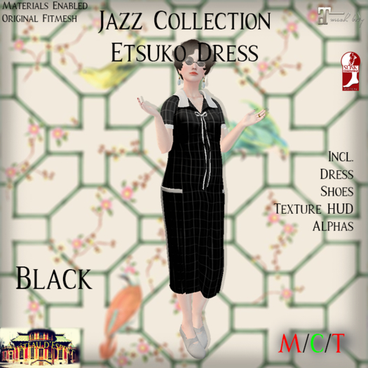 ~CdE~ Jazz Etsuko BLACK Dress